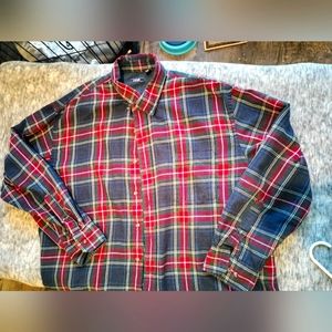 Vintage IZOD flannel. Size XXL.